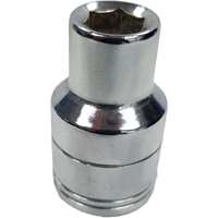 SK Hand Tool 48217 - 17mm 6PT Chrome Socket - 1/2" Drive